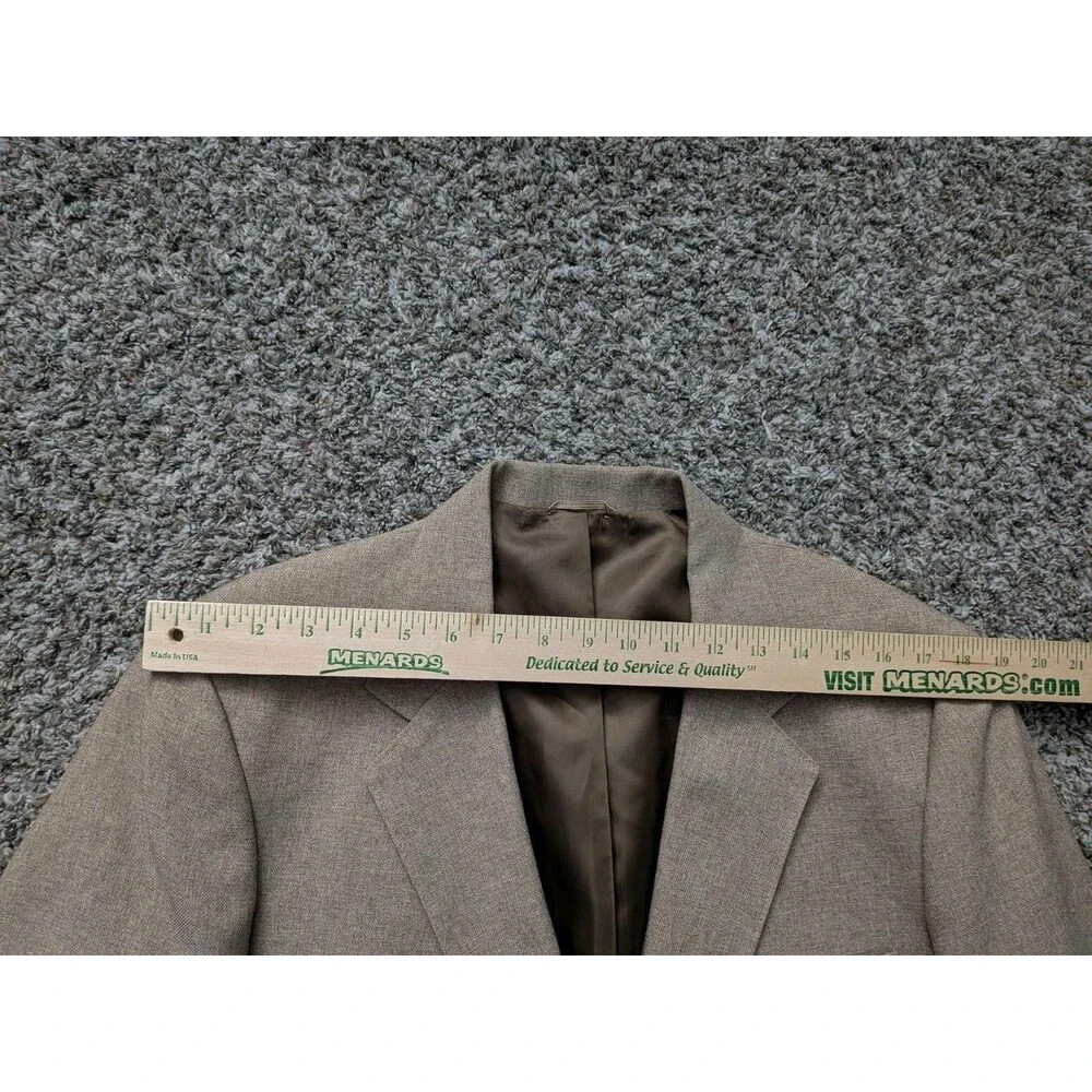 Vintage Levi's Action Suit Blazer Jacket Size 44S‎ Brown Beige Sand